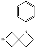 1-フェニル-1,6-ジアザスピロ[3.3]ヘプタン 化学構造式
