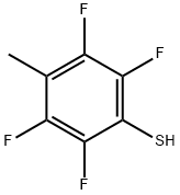 4-甲基-2,3,5,6-四氟苯硫酚,13634-89-4,结构式