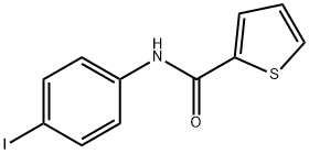 N-(4-碘苯基)-2-噻吩羧酰胺, 136340-97-1, 结构式