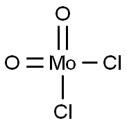 二氯二氧化钼,13637-68-8,结构式