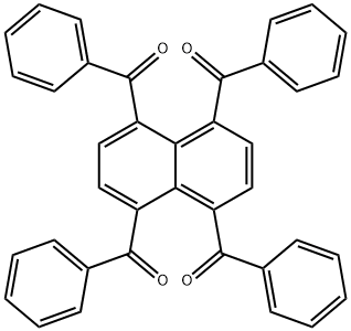 1,4,5,8-Tetrabenzoyl-naphthalene Structure