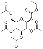 beta-D-四乙酰葡萄糖乙基黄原酸酯, 13639-54-8, 结构式