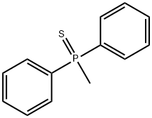 Methyldiphenylphosphine sulfide Struktur