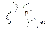 N-(2-acetoxy)propyl-2-(2-acetoxy)acetopyrrole Struktur