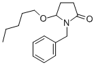 (+-)-5-(Pentyloxy)-1-(phenylmethyl)-2-pyrrolidinone Structure