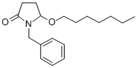 (+-)-5-(Heptyloxy)-1-(phenylmethyl)-2-pyrrolidinone Structure