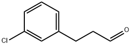3-(3-クロロフェニル)プロピオンアルデヒド 化学構造式