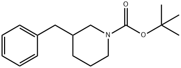 2-ベンジルピペリジン-1-カルボン酸TERT-ブチル 化学構造式