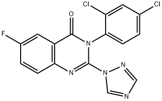 氟喹唑, 136426-54-5, 结构式