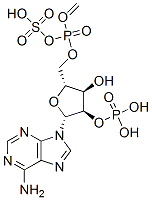 adenosine 2'-phosphate 5'-methylenephosphosulfate Structure