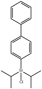 双二苯基氯(1-甲基)硅烷 结构式