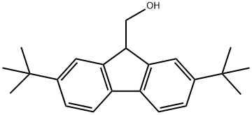 2 7-DI-TERT-BUTYL-9-FLUORENYLMETHANOL Struktur