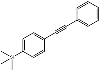 Trimethyl[4-(phenylethynyl)phenyl]silane  Struktur