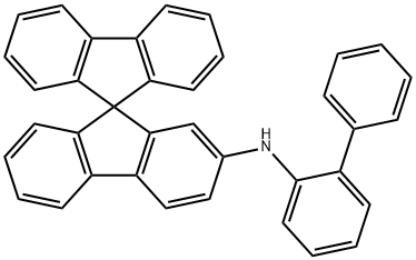 9,9'-Spirobi[9H-fluoren]-2-amine, N-[1,1'-biphenyl]-2-yl- 结构式
