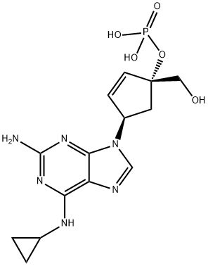 ABACAVIR 5'-PHOSPHATE 结构式