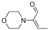 4-Morpholineacetaldehyde,  -alpha--ethylidene- Structure