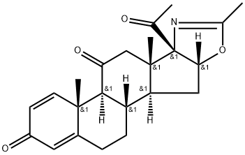 21-Deacetoxy 11-Oxodeflazacort Structure