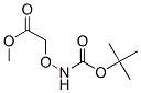 Acetic acid, [[[(1,1-dimethylethoxy)carbonyl]amino]oxy]-, methyl ester (9CI) Struktur