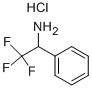 2,2,2-トリフルオロ-1-フェニル-エチルアミン塩酸塩 化学構造式