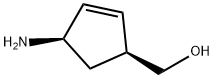 (1S,4R)-cis-4-氨基-2-环戊烯-1-甲醇 结构式