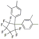 1,1-Bis-(3,4-xylyl)-octafluorocyclopentane Structure