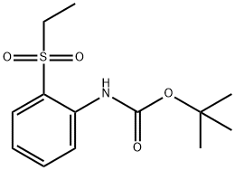 tert-Butyl N-[2-(ethanesulfonyl)phenyl]carbaMate Structure
