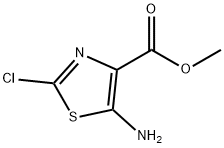 5-氨基-2-氯-4-噻唑羧酸甲酯 结构式