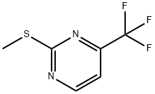 4-三氟甲基-2-甲硫基嘧啶 结构式