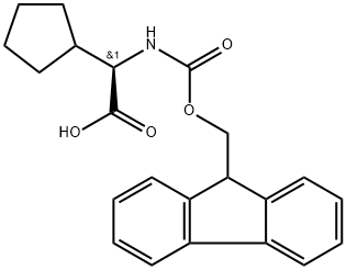 FMOC-D-环戊基甘氨酸,136555-16-3,结构式