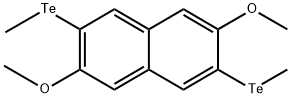 2,6-DIMETHOXY-3,7-BIS(METHYLTELLURO)-NAPHTHALENE Struktur