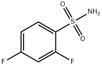 2,4-ジフルオロベンゼンスルホンアミド 化学構造式