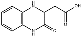 1,2,3,4-TETRAHYDRO-3-OXO-2-QUINOXALINEACETIC ACID Structure