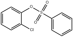 Benzenesulfonic acid, o-chloro-phenyl ester Struktur