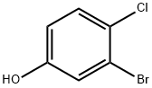 3-溴-4-氯苯酚, 13659-24-0, 结构式