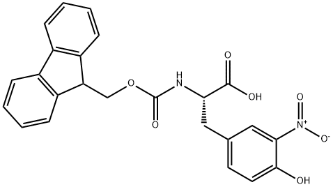 FMOC-3-NITRO-L-TYROSINE Structure