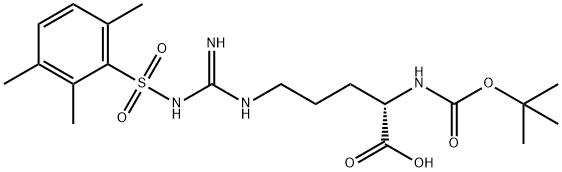 BOC-ARG(MTS)-OH Structure