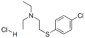 2-(4-Chloro Phenylthio)-Triethylamine Hcl Struktur