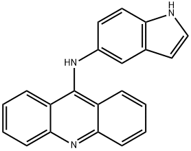 9-(5-indolyl)aminoacridine Struktur