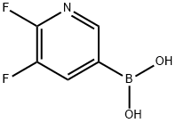 2,3-Difluoropyridine-5-boronic acid Struktur