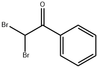 α,α-ジブロモアセトフェノン 化学構造式
