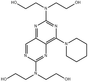 莫哌达醇, 13665-88-8, 结构式
