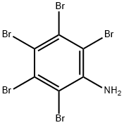 2,3,4,5,6-ペンタブロモアニリン 化学構造式