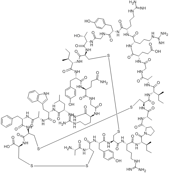 α-防御素-3, 136661-76-2, 结构式