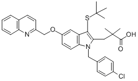 MK-0591 化学構造式