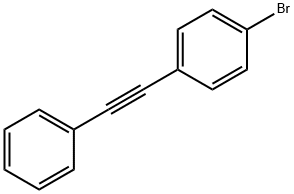 1-溴-4-(苯基乙炔基)苯,13667-12-4,结构式