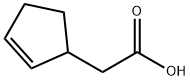 2-CYCLOPENTENE-1-ACETIC ACID Struktur