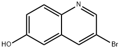 3-Bromo-6-hydroxy quinoline Struktur