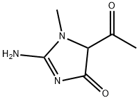 4H-Imidazol-4-one, 5-acetyl-2-amino-1,5-dihydro-1-methyl- (9CI) 结构式