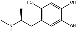 2,4,5-トリヒドロキシメタンフェタミン 化学構造式