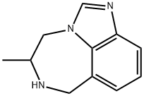 Imidazo[4,5,1-jk][1,4]benzodiazepine, 4,5,6,7-tetrahydro-5-methyl- (9CI) Structure